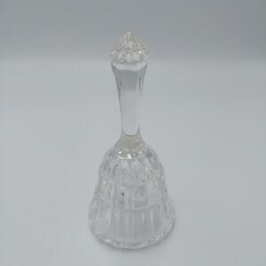 Lead Crystal Bell 24% Made In Yugoslavia Crystal Clear Industries Hand Cut Gift‎